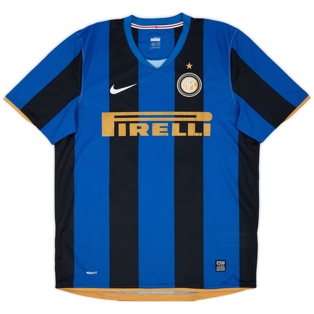 2008-09 Inter Milan Home Shirt Campioni #17 - 8/10 - (L)
