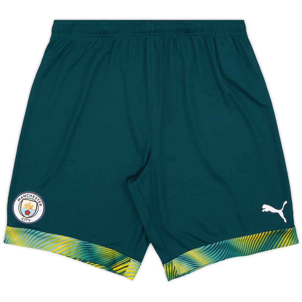 2019-20 Manchester City Player Issue GK Home Shorts - 9/10 - (L)