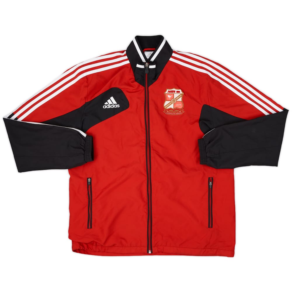 2011-12 Swindon Town adidas Track Jacket - 8/10 - (L)