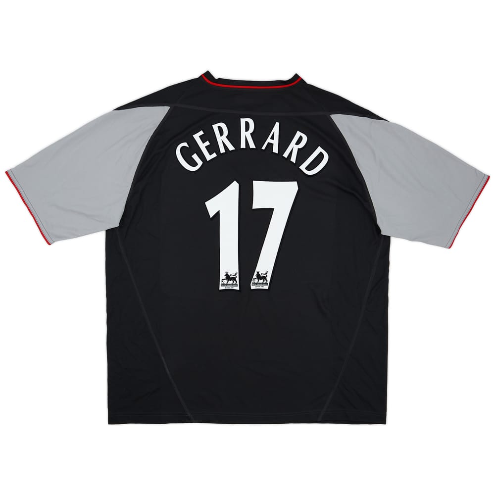 2002-04 Liverpool Away Shirt Gerrard #17 - 6/10 - (XL)