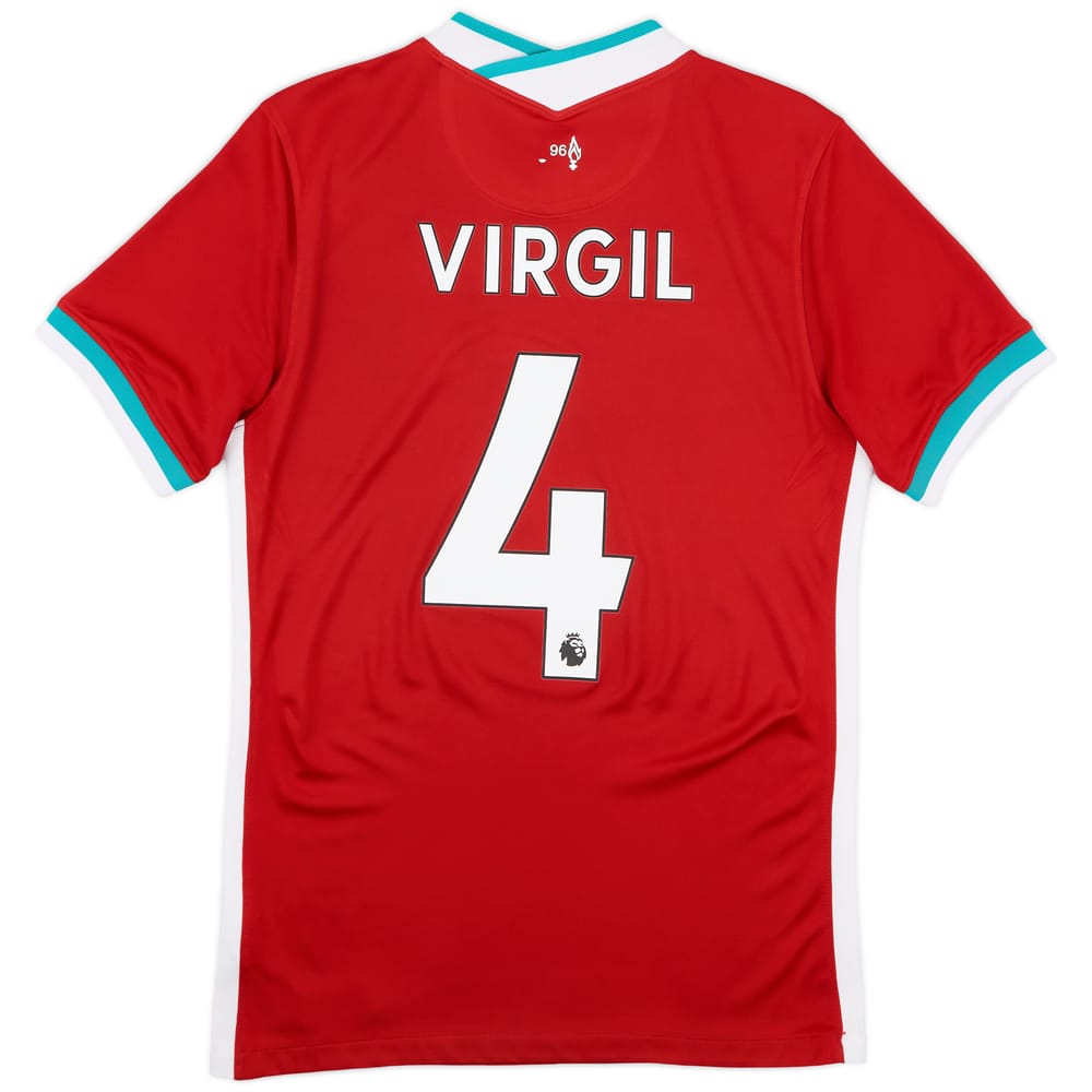 2020-21 Liverpool Home Shirt Virgil #4 - 7/10 - (S)