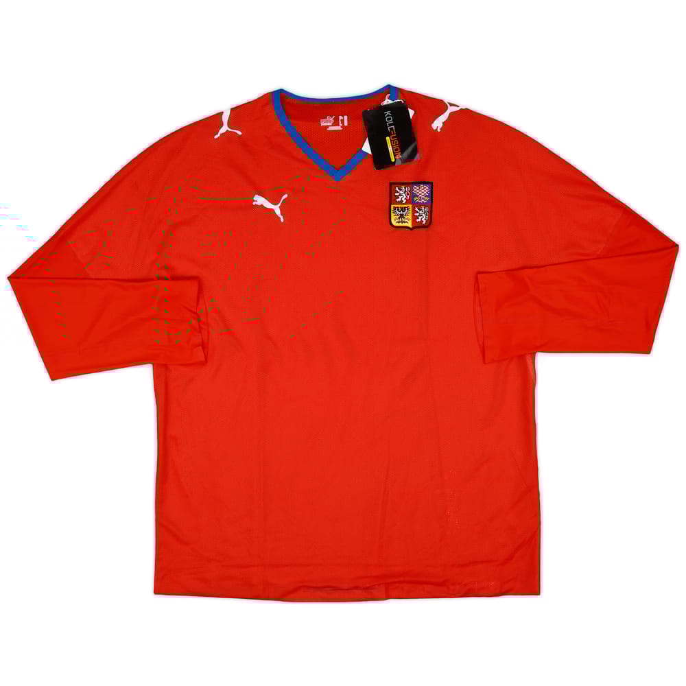 2008-09 Czech Republic Player Issue Home L/S Shirt (3XL)