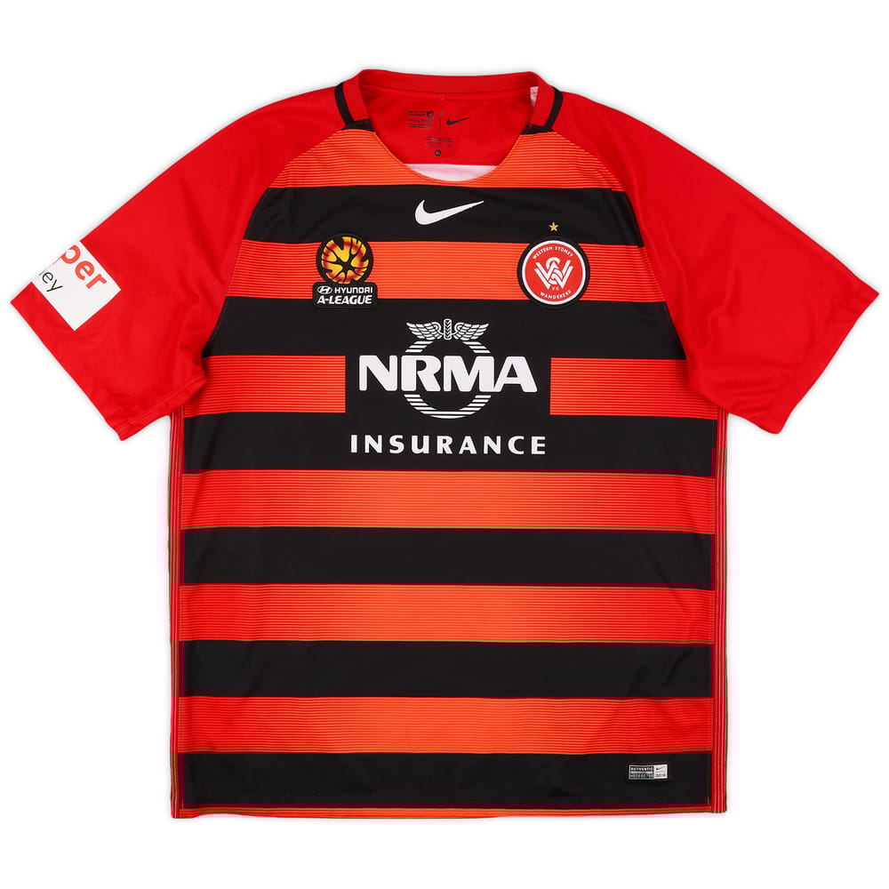 2016-17 Western Sydney Wanderers Home Shirt - 9/10 - (XL)