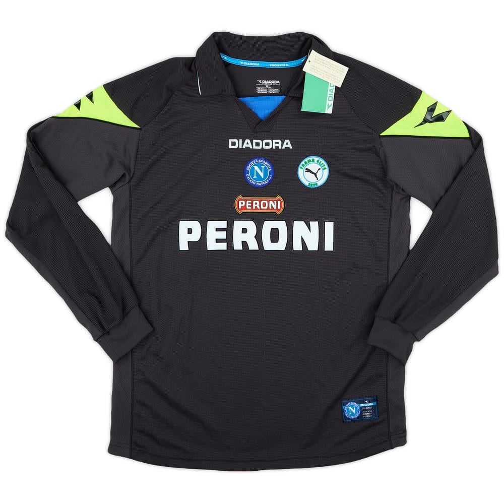 2002-03 Napoli Away L/S Shirt #25 (XL)