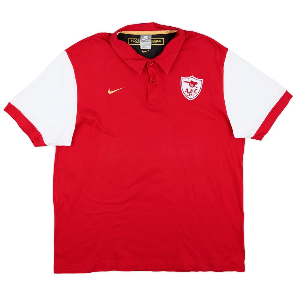 2007-08 Arsenal Nike Football Classics Polo Shirt - 8/10 - (XXL)
