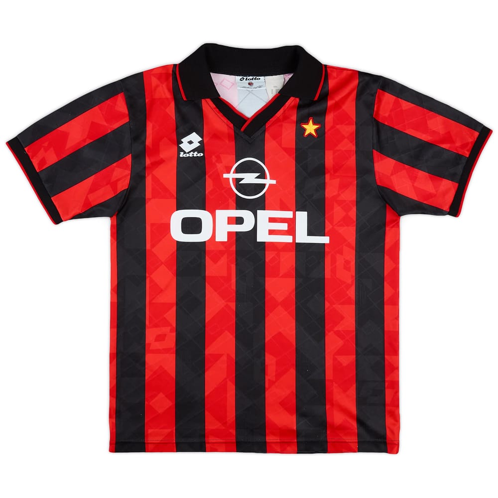 1994-95 AC Milan Home Shirt - 9/10 - (M)