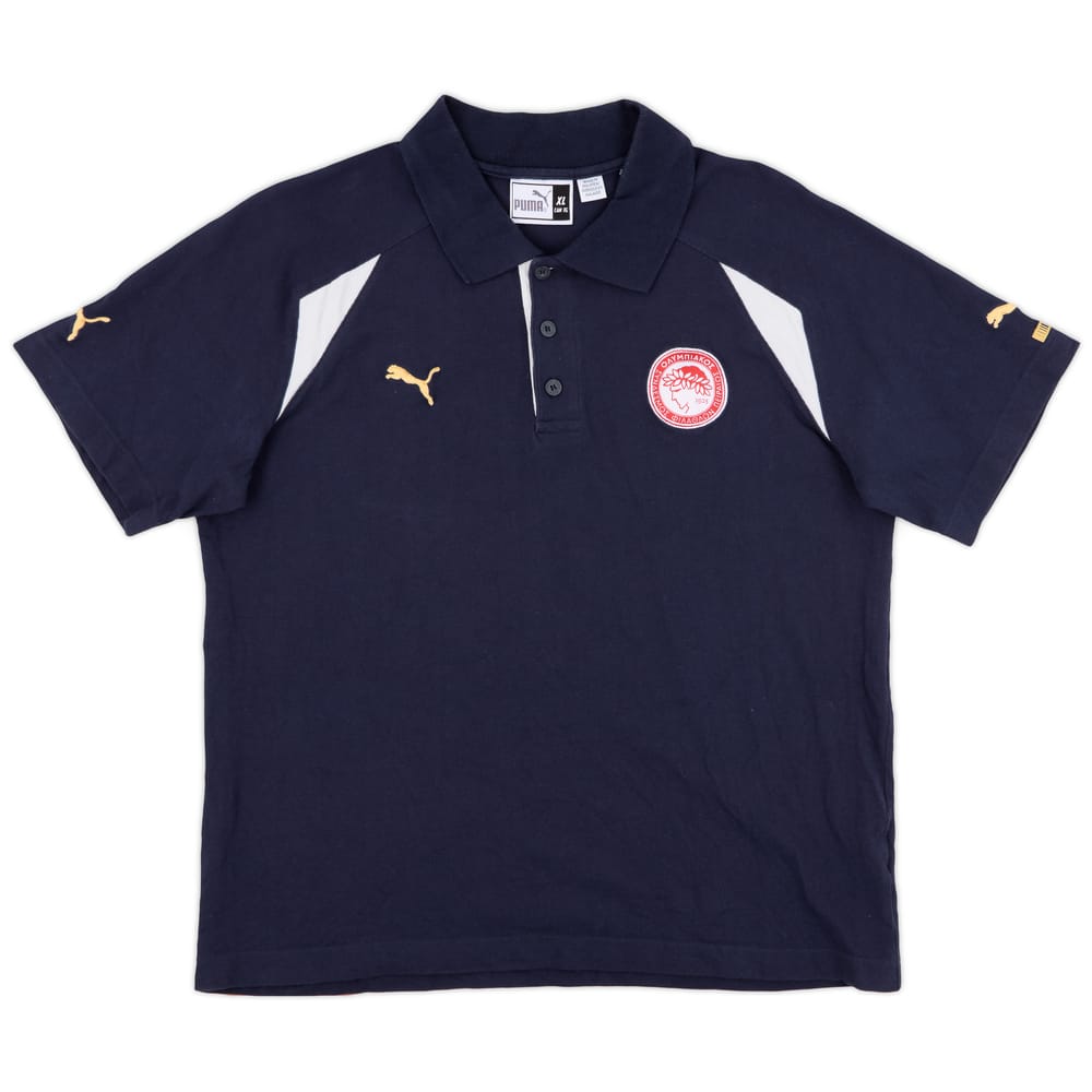 2000s Olympiakos Puma Polo Shirt - 8/10 - (XL)
