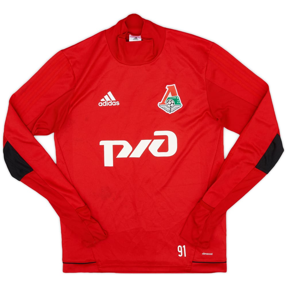 2016-17 Lokomotiv Moscow adidas Training Top - 9/10 - (S)