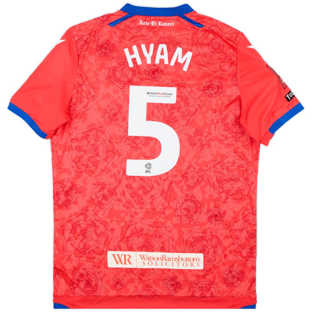 2022-23 Blackburn Match Issue FA Cup Third Shirt Hyam #5