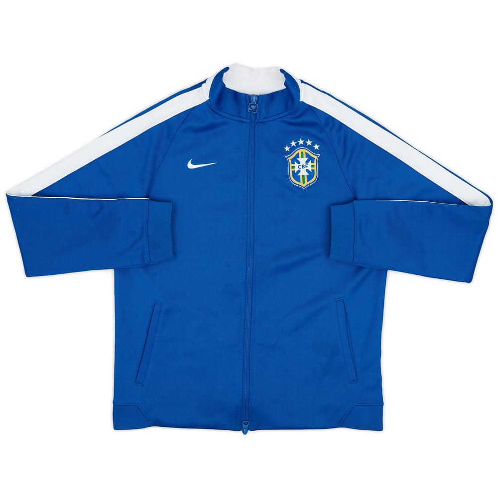 2014-15 Brazil Nike Track Jacket - 8/10 - (XL.Boys)