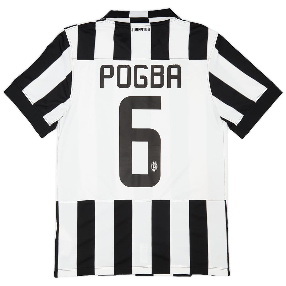 2014-15 Juventus Home Shirt Pogba #6 - 6/10 - (S)