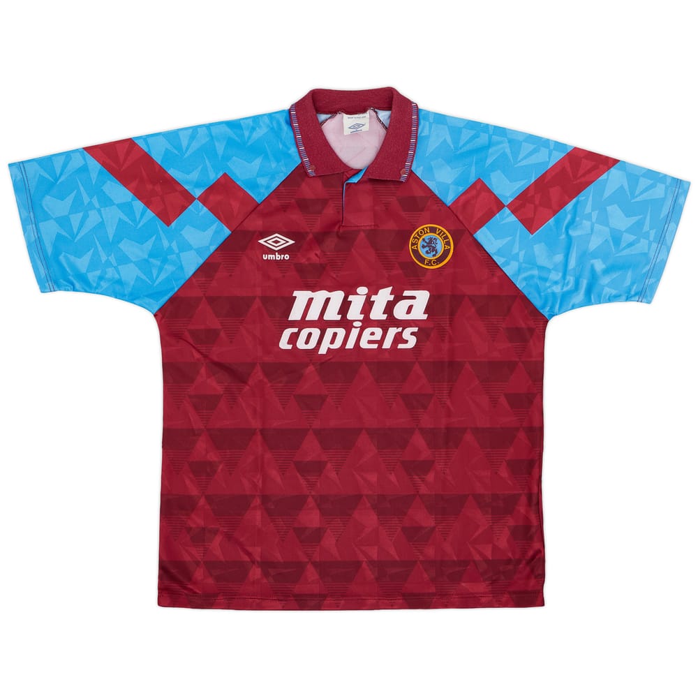 1990-92 Aston Villa Home Shirt - 9/10 - (L)