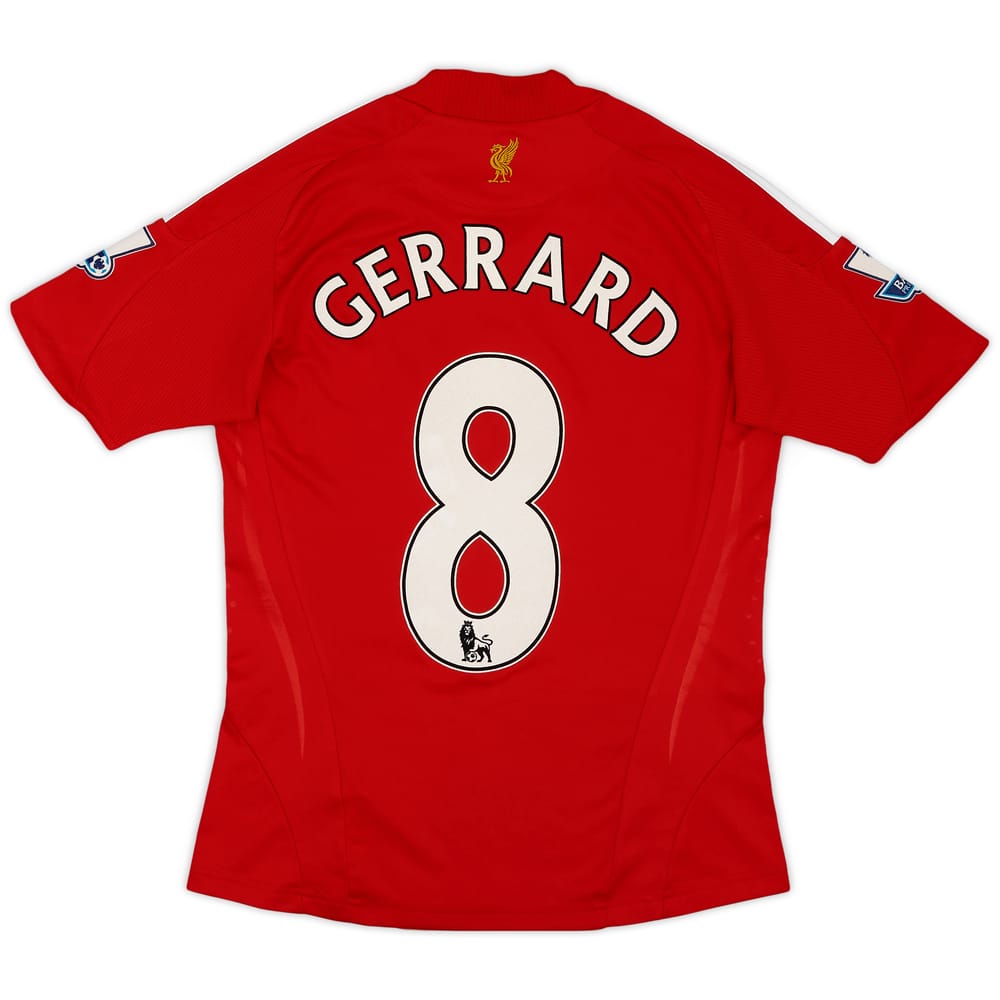 2008-10 Liverpool Home Shirt Gerrard #8 - 5/10 - (S)