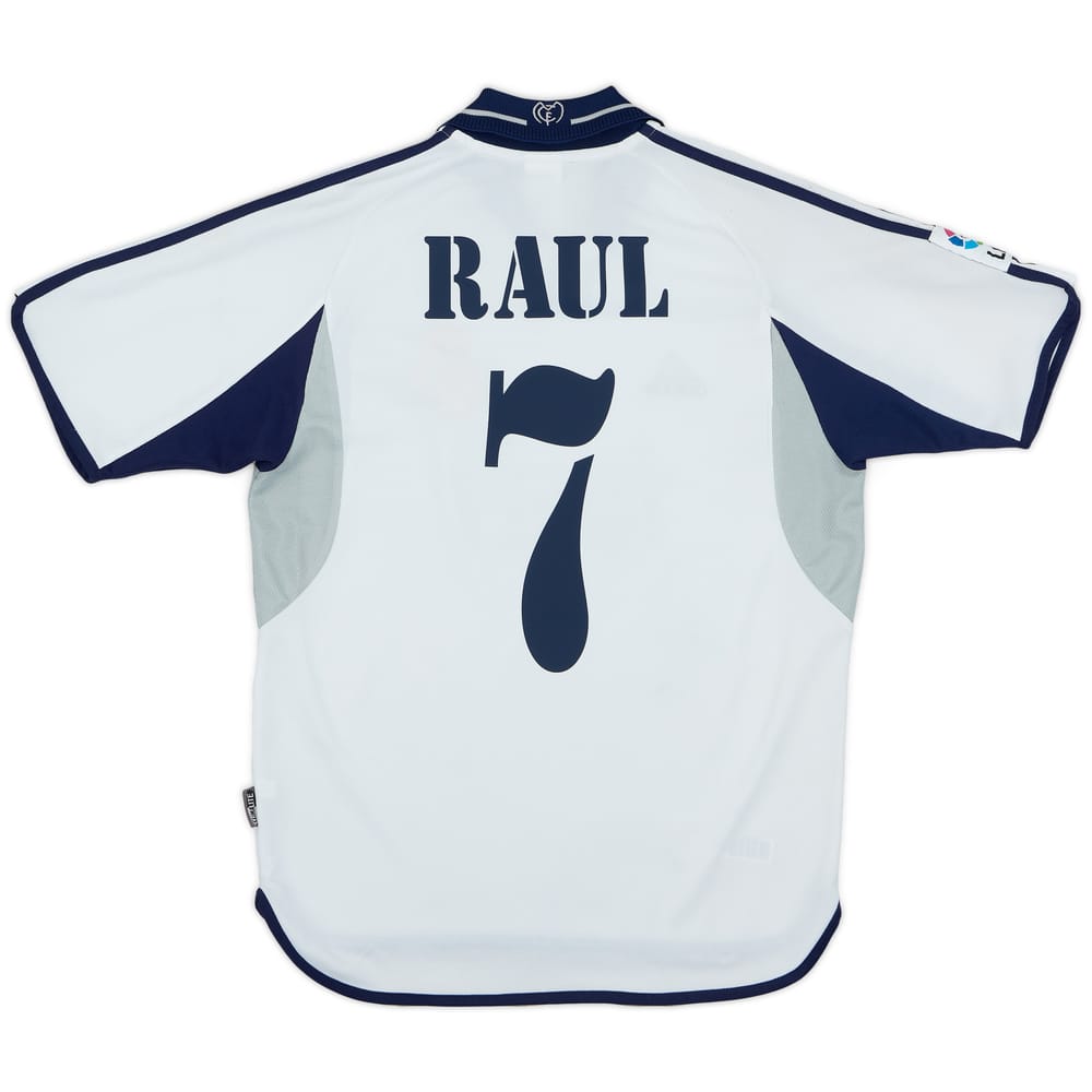 2000-01 Real Madrid Home Shirt Raul #7 - 5/10 - (S)