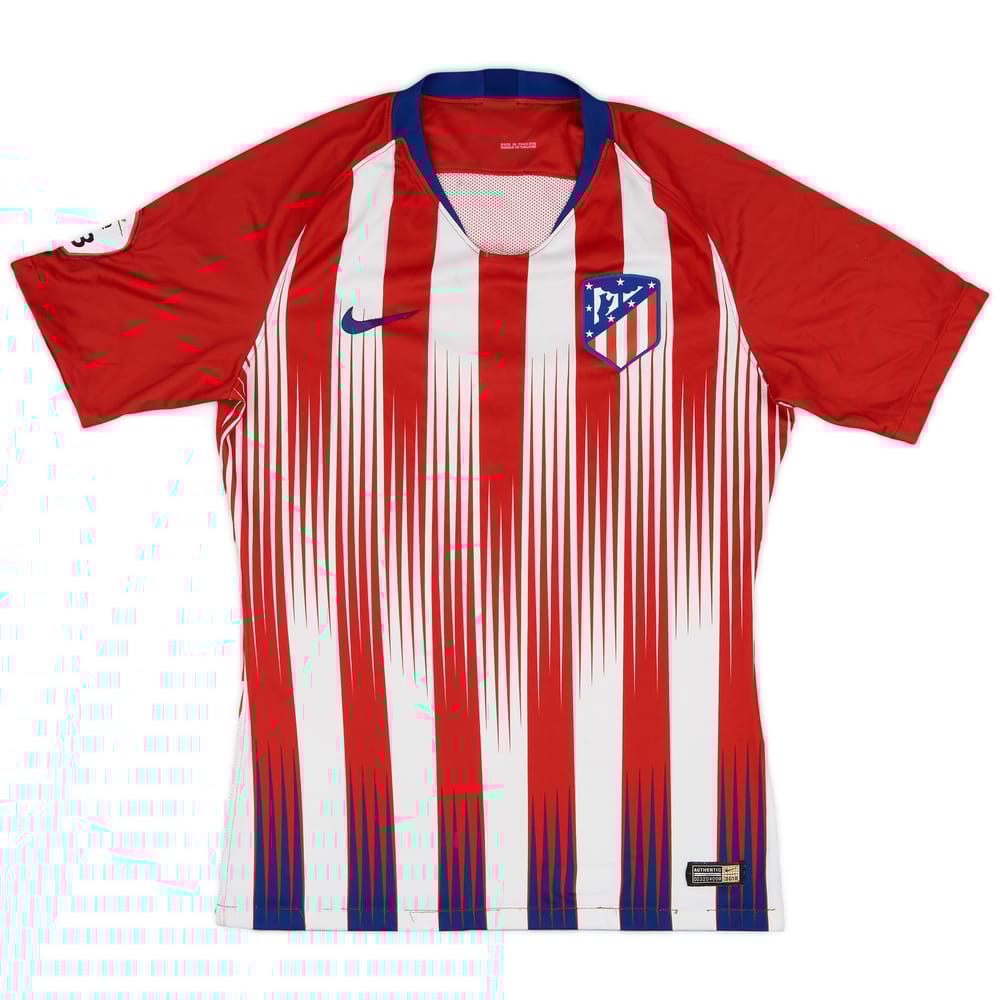 2018-19 Atletico Madrid B Match Issue Home Shirt #2