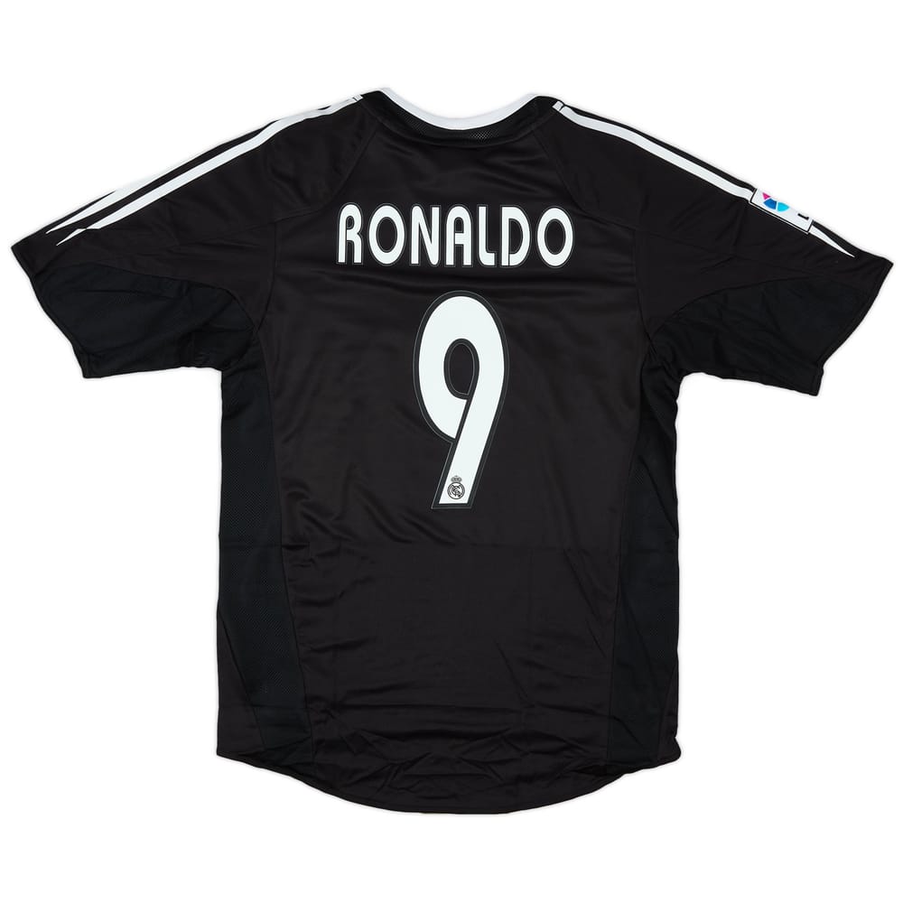 2004-05 Real Madrid Away Shirt Ronaldo #9 (S)