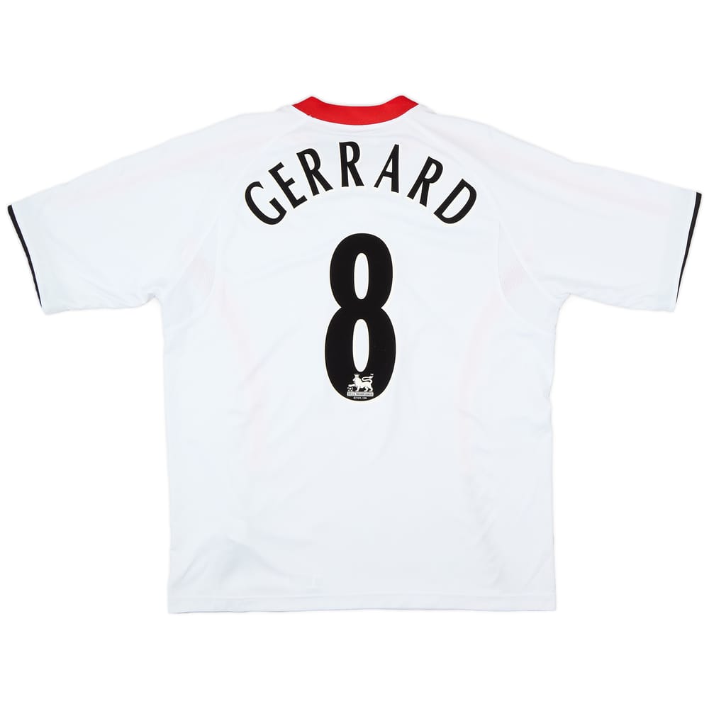 2005-06 Liverpool Away Shirt Gerrard #8 - 7/10 - (L)