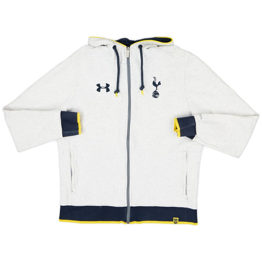2014-15 Tottenham Under Armour Hooded Track Top - 9/10 - (L)