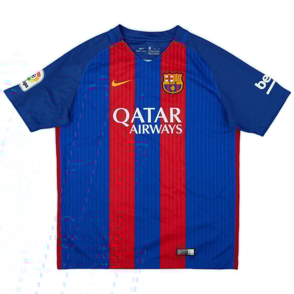 2016-17 Barcelona Home Shirt - 5/10 - (XL.Boys)