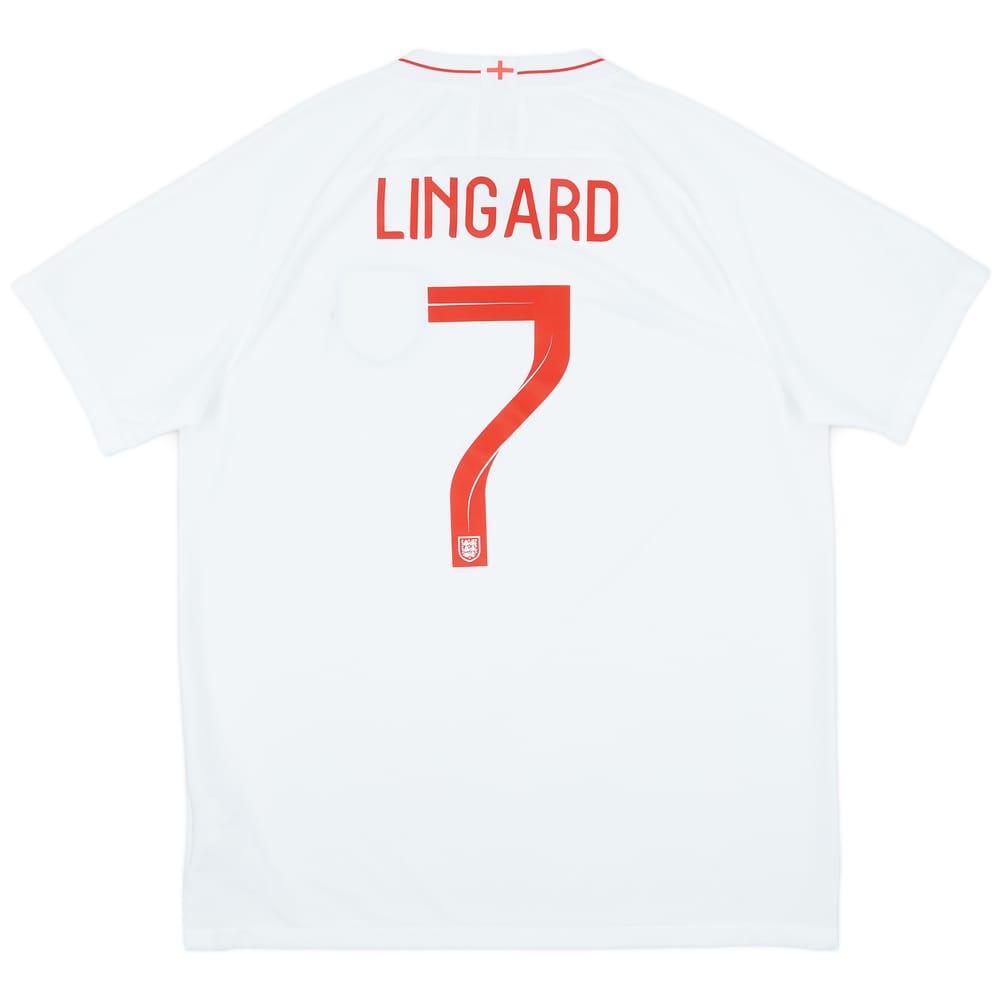 2018-19 England Home Shirt Lingard #7 - 8/10 - (XL)