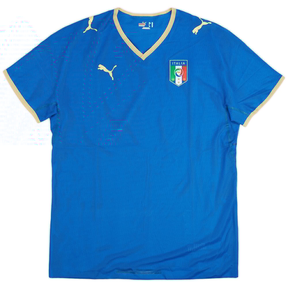 2007-08 Italy Player Issue Home Shirt - 8/10 - (XL)