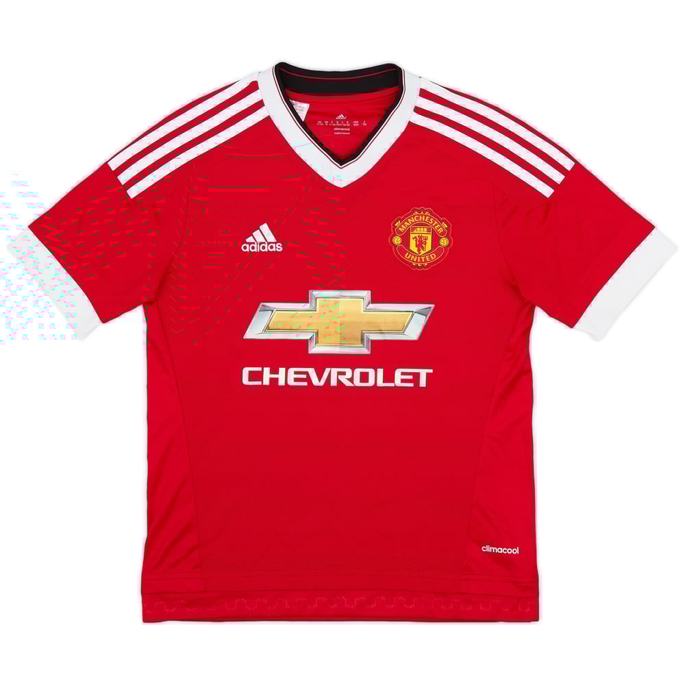 2015-16 Manchester United Home Shirt - 9/10 - (M.Boys)