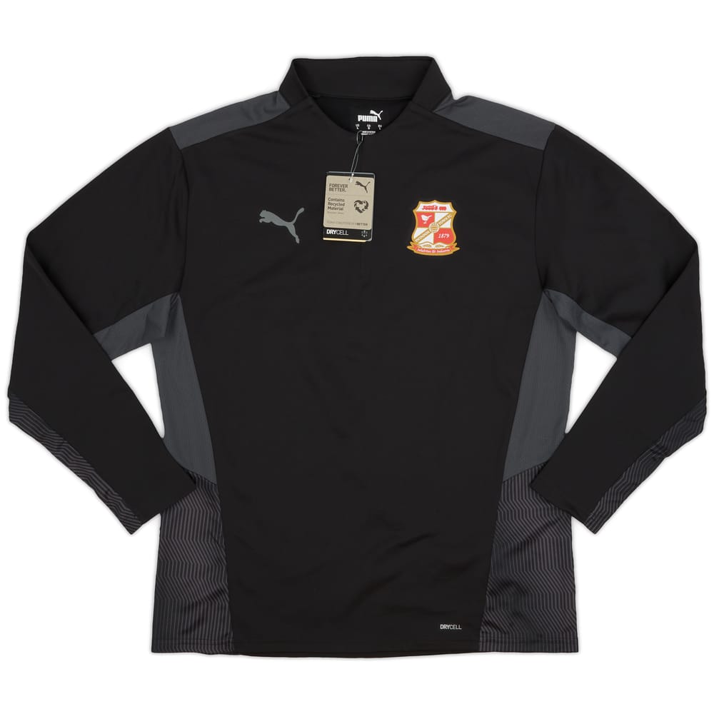 2020-21 Swindon Town Puma 1/4 Zip Training Top (L)
