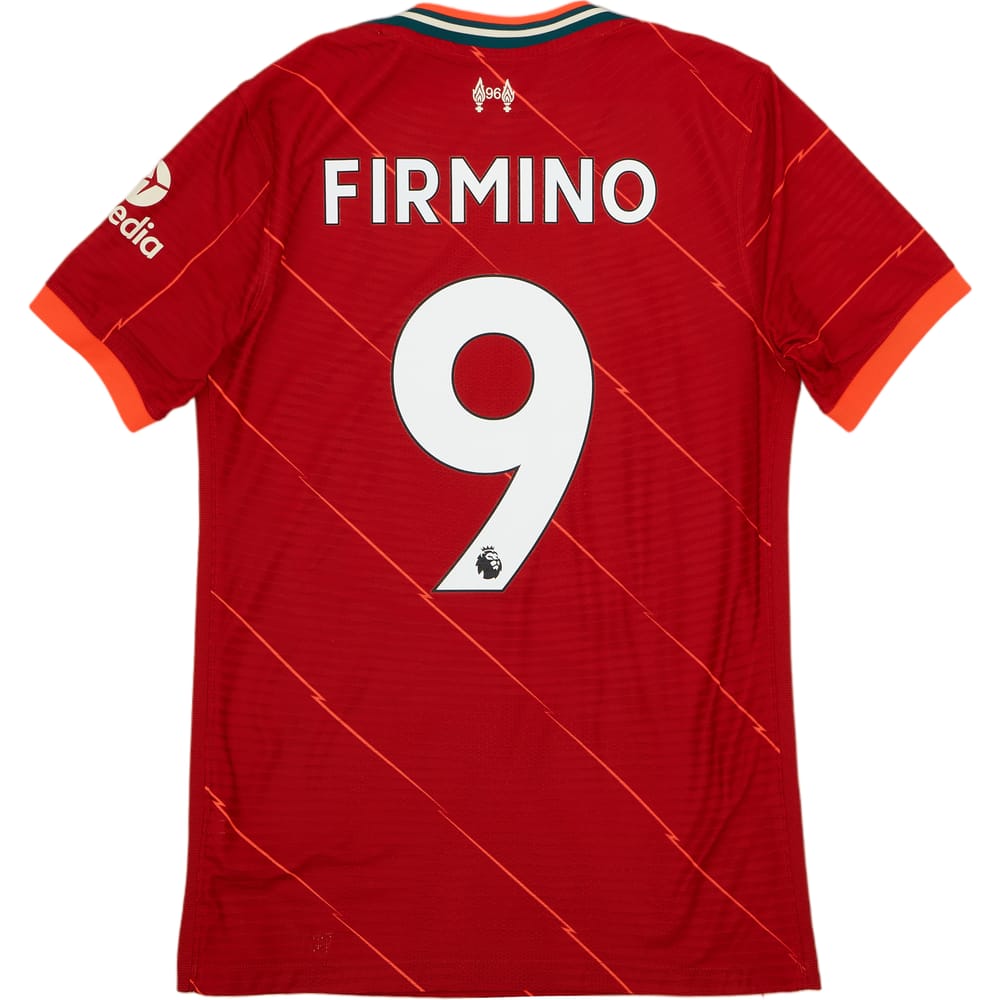 2021-22 Liverpool Authentic Home Shirt Firmino #9 - 8/10 - (S)