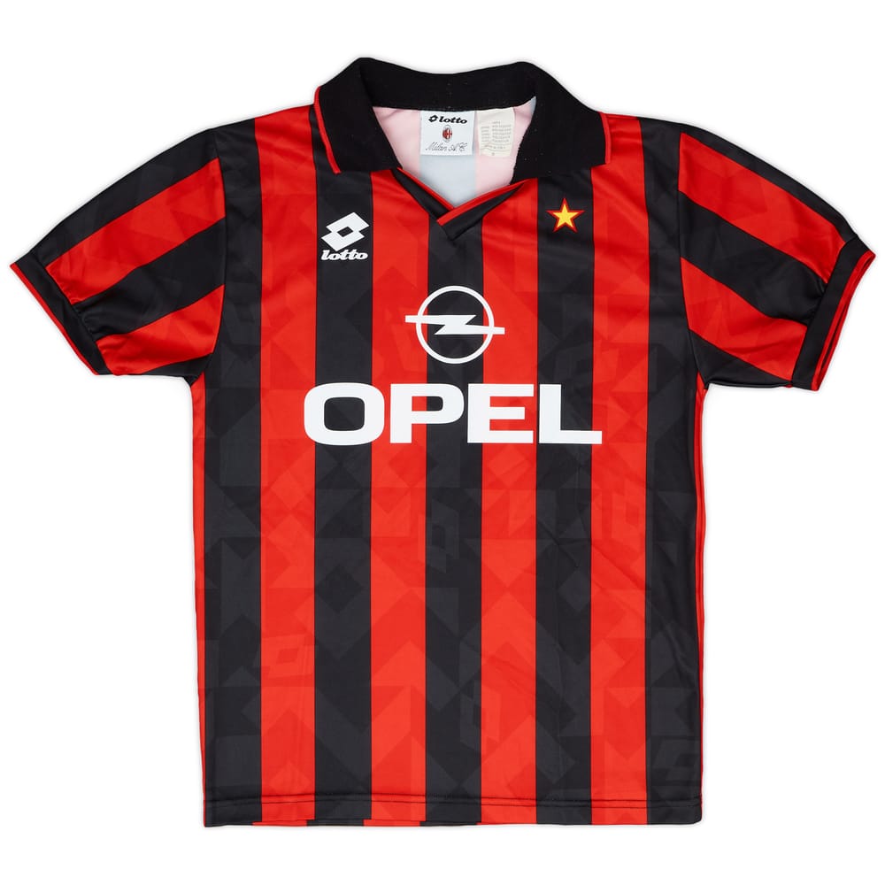 1994-95 AC Milan Home Shirt - 8/10 - (S)