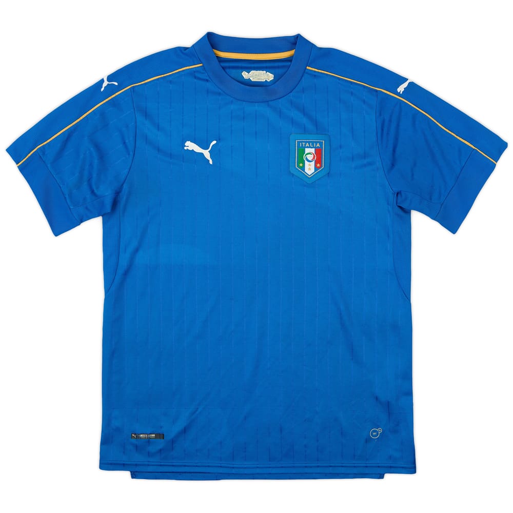 2016-17 Italy Home Shirt #2 - 8/10 - (L)
