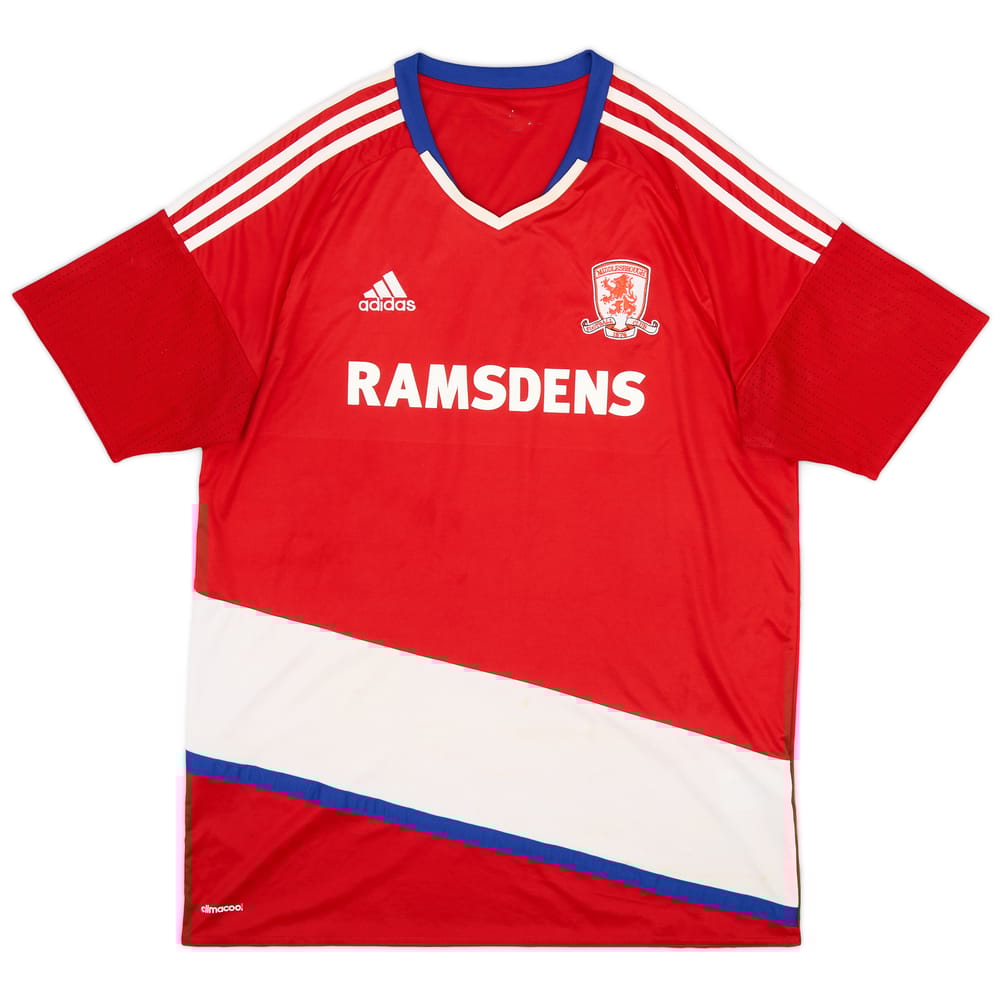 2016-17 Middlesbrough Home Shirt - 7/10 - (L)