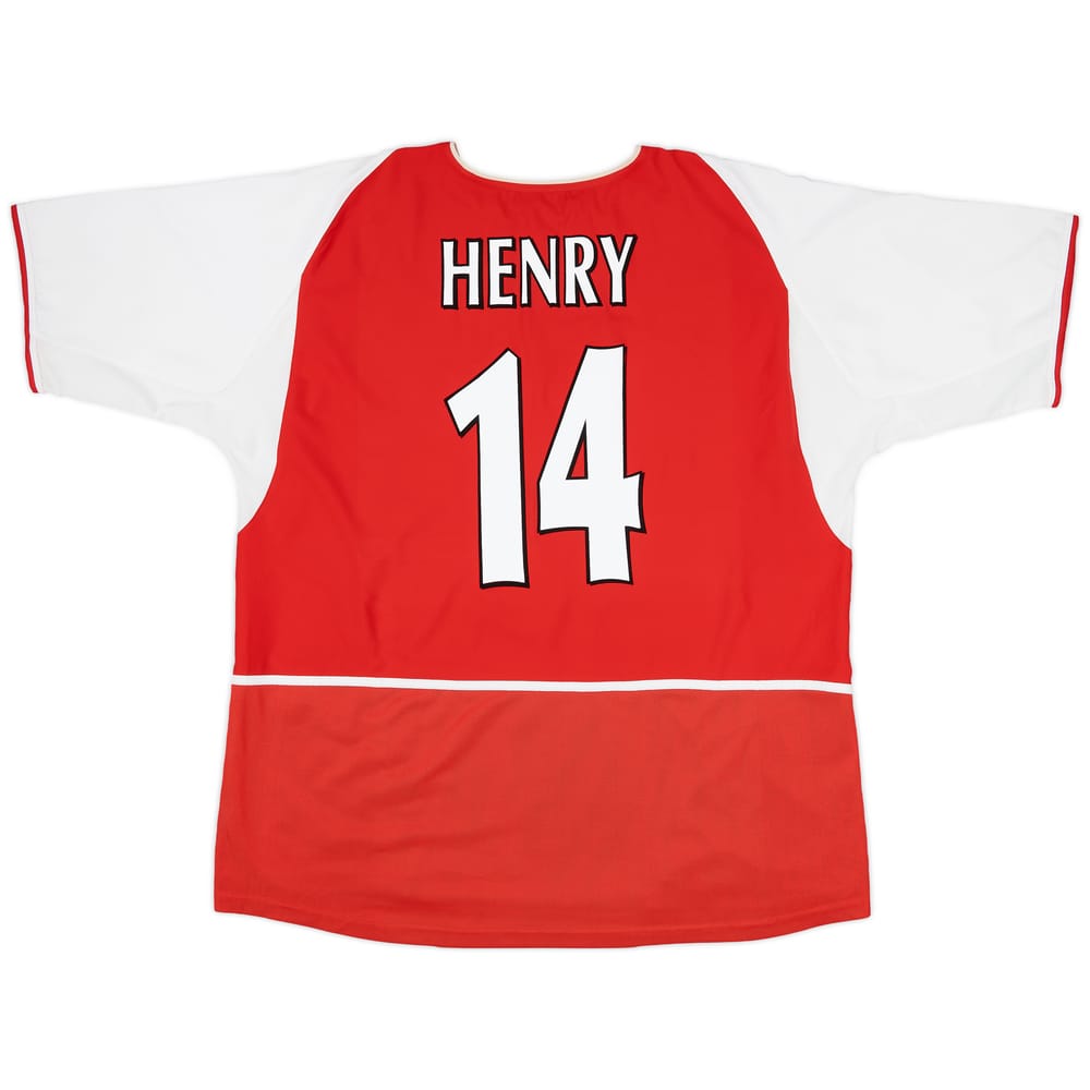 2002-04 Arsenal Home Shirt Henry #14 - 8/10 - (3XL)