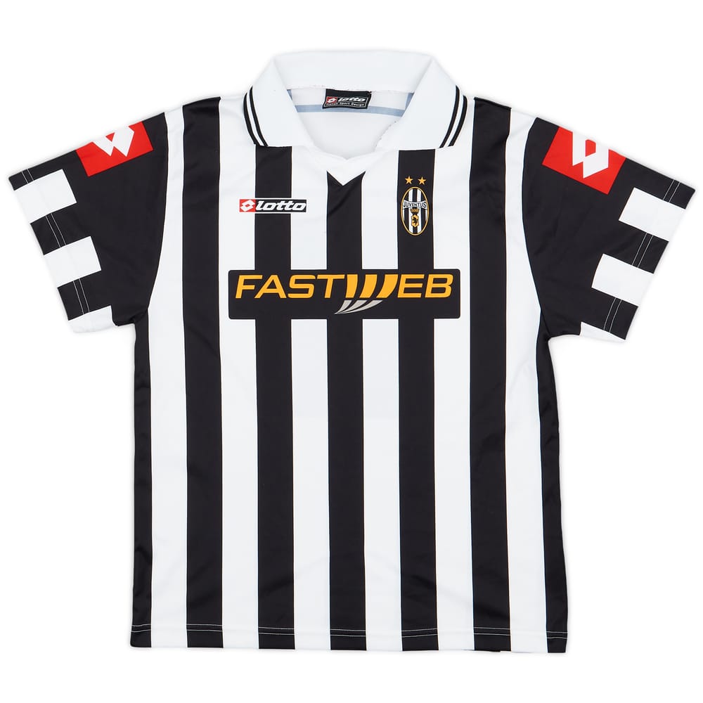 2001-02 Juventus Basic Home Shirt - 8/10 - (L.Boys)
