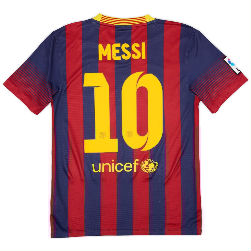 2013-14 Barcelona Home Shirt Messi #10 - 8/10 - (S)