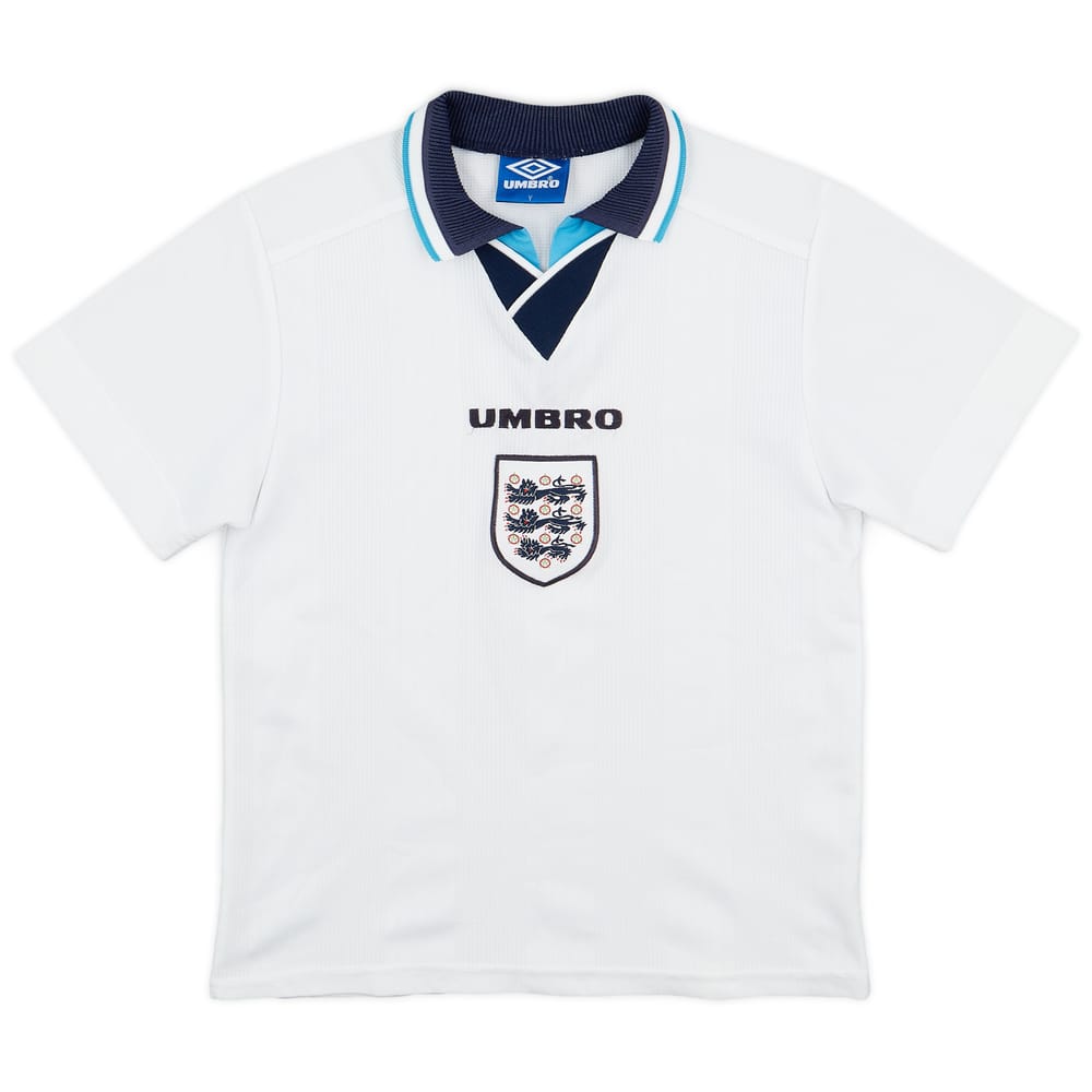 1995-97 England Home Shirt - 8/10 - (Y)
