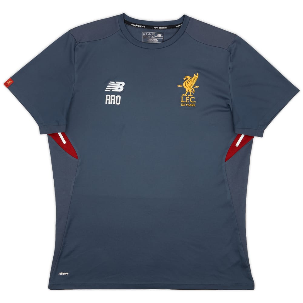 2017-18 Liverpool Staff Issue New Balance Training Shirt Aro' - 7/10 - (XL)