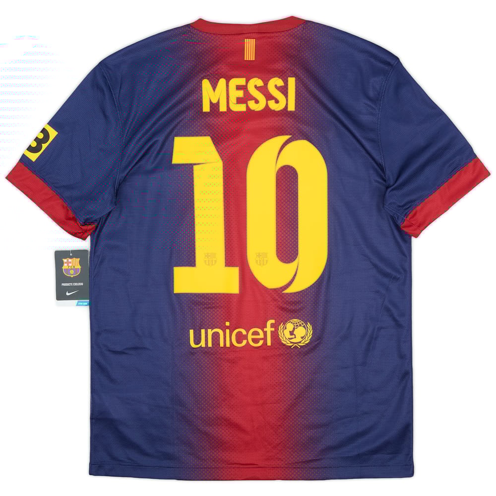 2012-13 Barcelona Home Shirt Messi #10 (M)