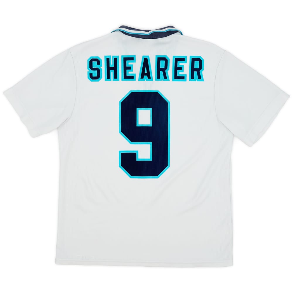 1995-97 England Home Shirt Shearer #9 - 7/10 - (L)