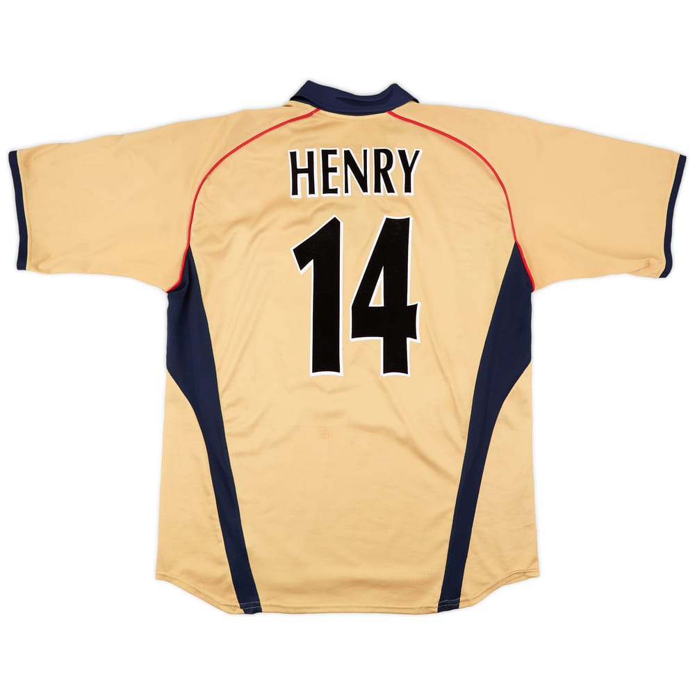 2001-02 Arsenal Away Shirt Henry #14 - 9/10 - (XL)