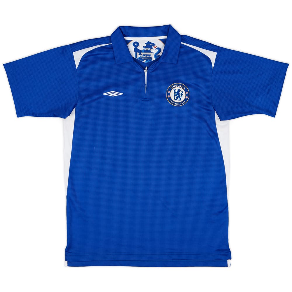 2005-06 Chelsea Umbro 1/4 Zip Polo Shirt - 9/10 - (M)