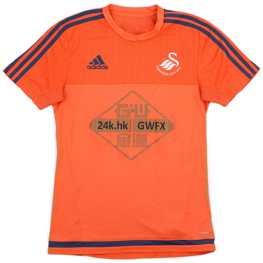 2015-16 Swansea adidas Training Shirt - 6/10 - (S)