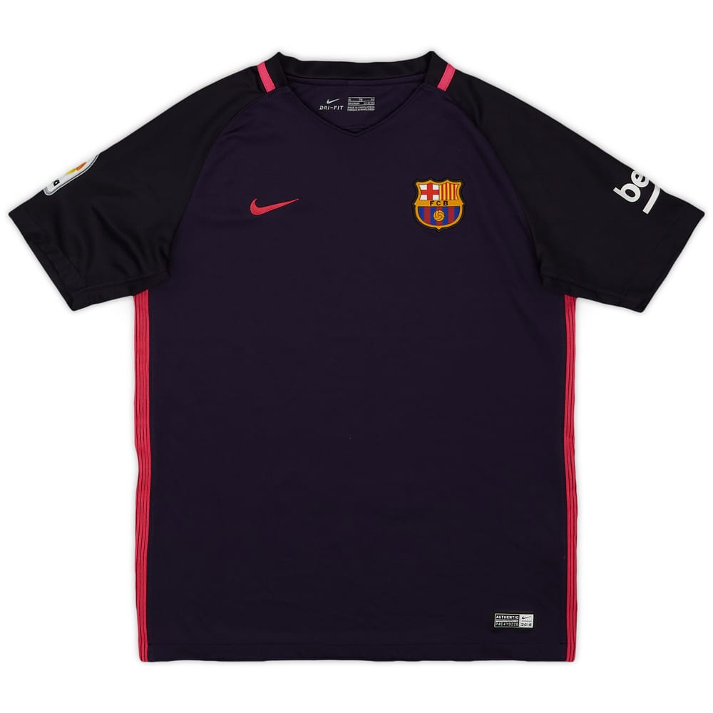 2016-17 Barcelona Away Shirt - 9/10 - (XL.Boys)