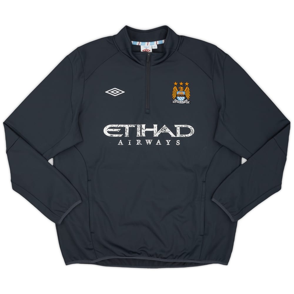2010-11 Manchester City Umbro 1/4 Zip Drill Top - 3/10 - (XXL)