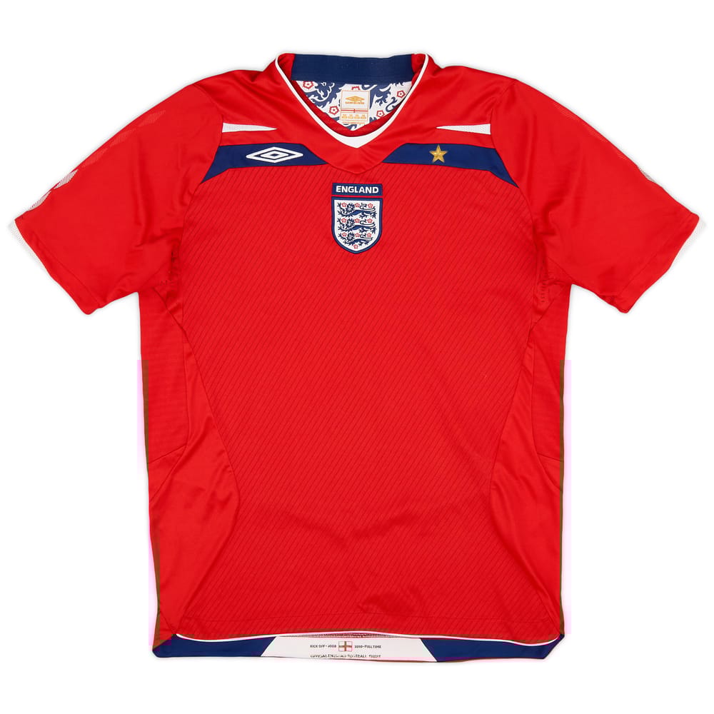 2008-10 England Away Shirt - 9/10 - (XL.Boys)