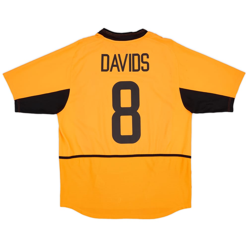 2002-04 Netherlands Home Shirt Davids #8 - 9/10 - (L)