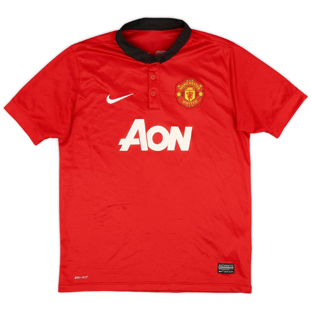 2013-14 Manchester United Home Shirt - 8/10 - (L.Boys)