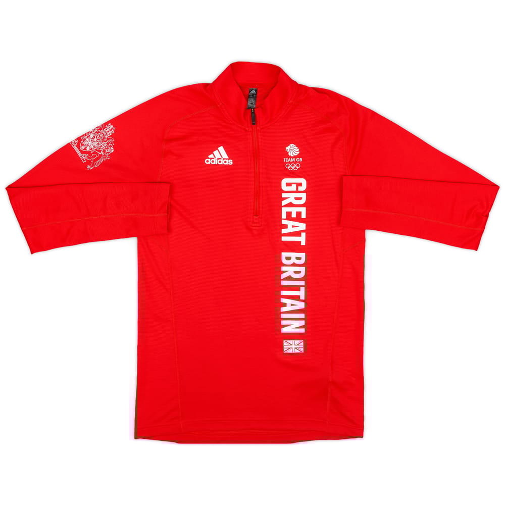 2020 Team GB adidas 1/4 Zip Training Top - 8/10 - (S)