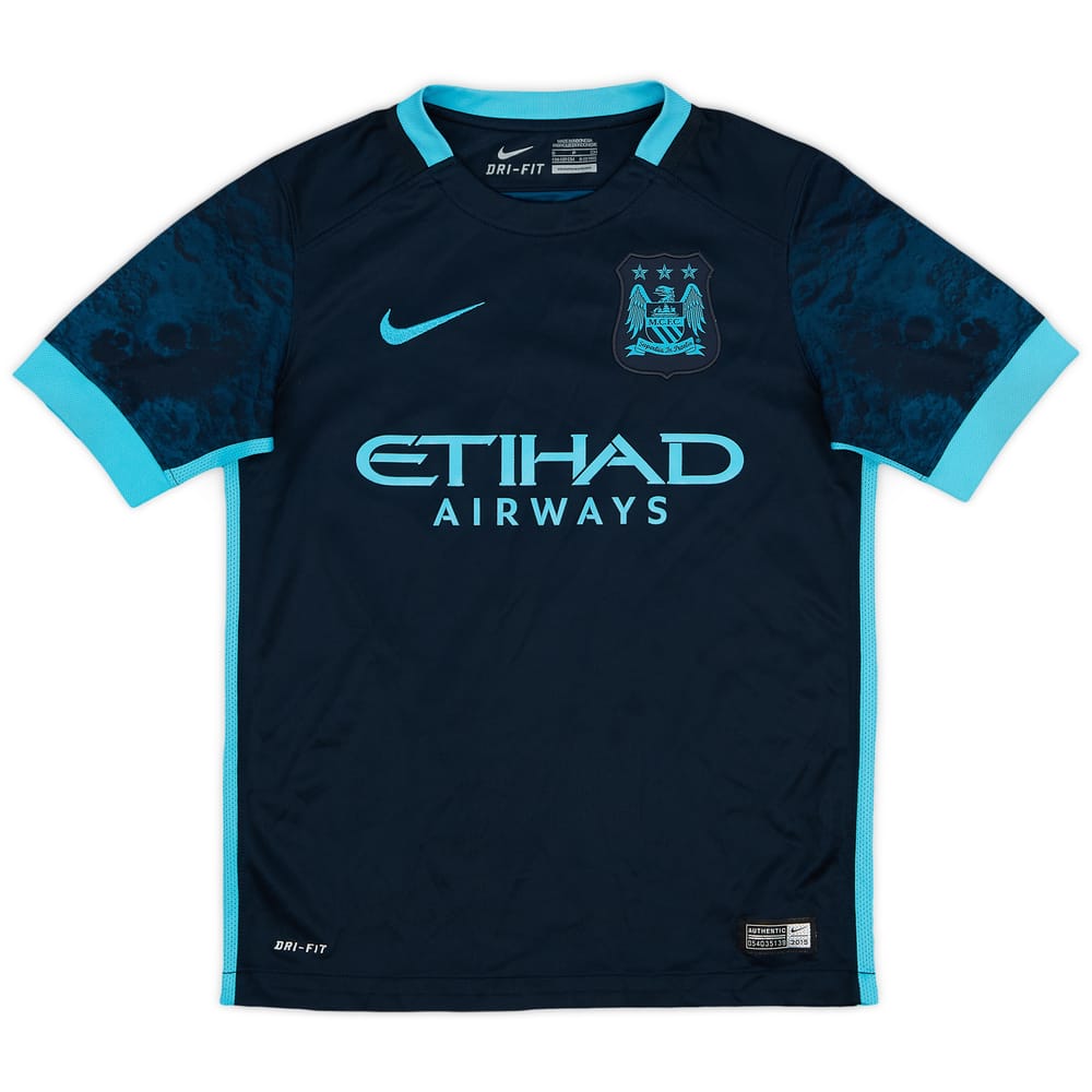 2015-16 Manchester City Away Shirt - 8/10 - (S.Boys)