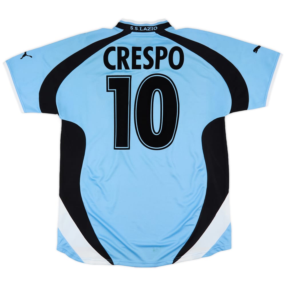 2000-01 Lazio Home Shirt Crespo #10 - 6/10 - (L)