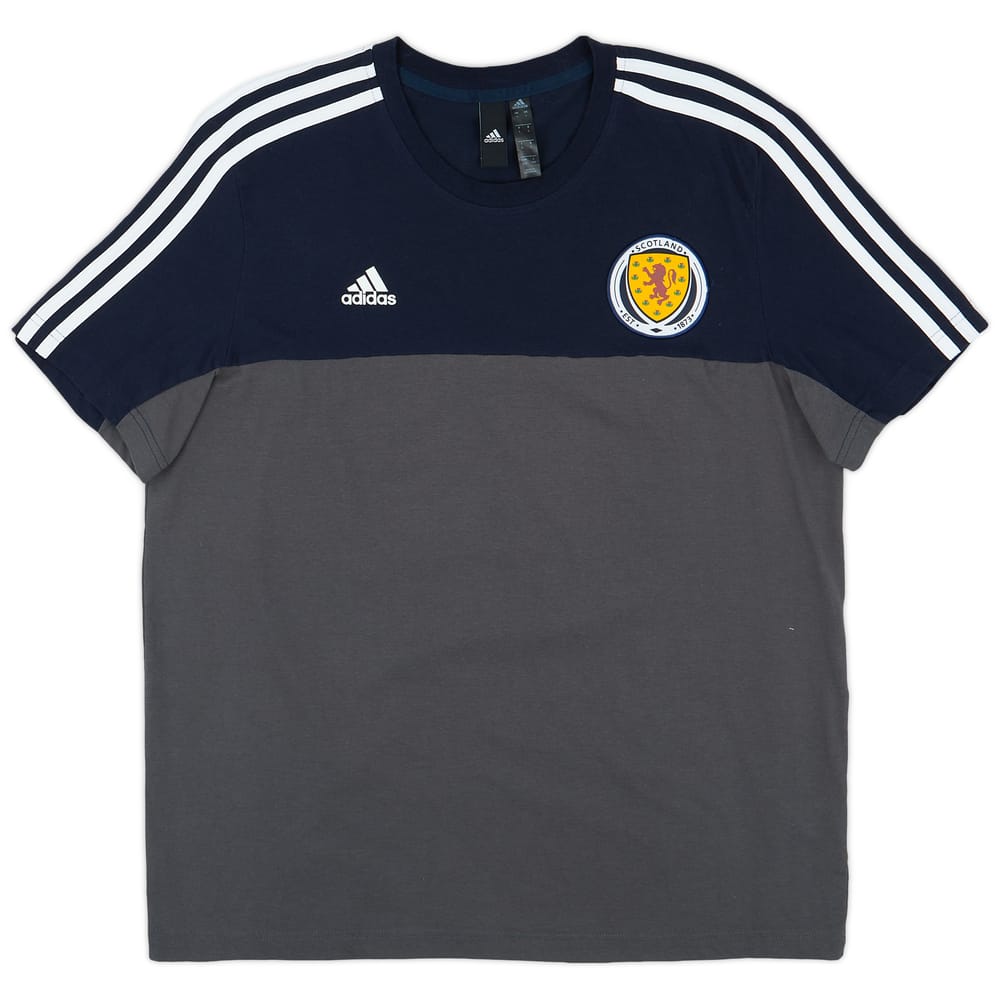 2020-21 Scotland adidas Cotton Tee - 7/10 - (L)